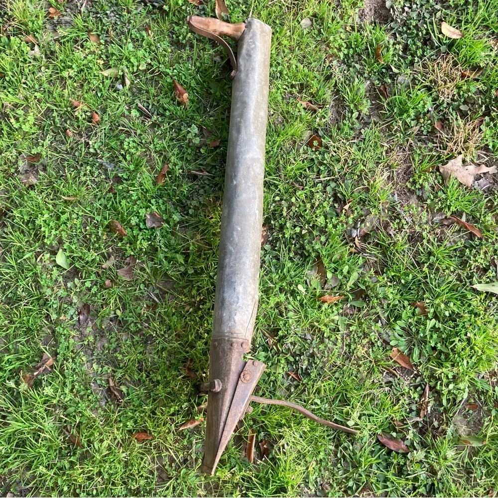 Antique Cultivator Garden Tool Seed Planter 33” Long Wood Handle - Picture 13 of 15